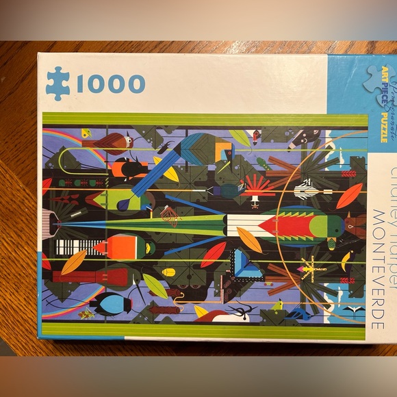 Pomegranate Art Other - Colorful Monteverde Art 1000 Piece Puzzle Charley Harper